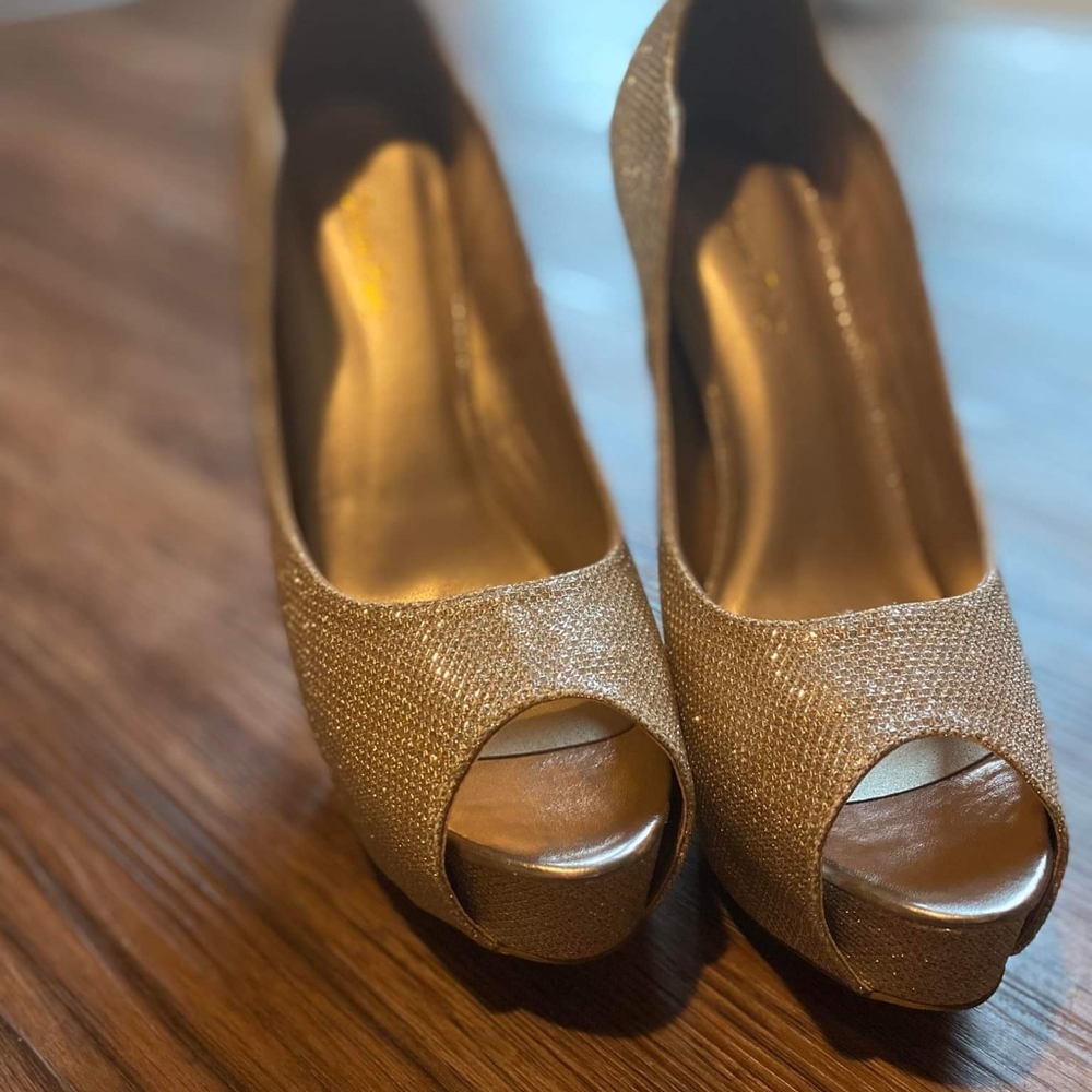 Dream Pairs Women open toe heel platform stilletos - Picture 3 of 4